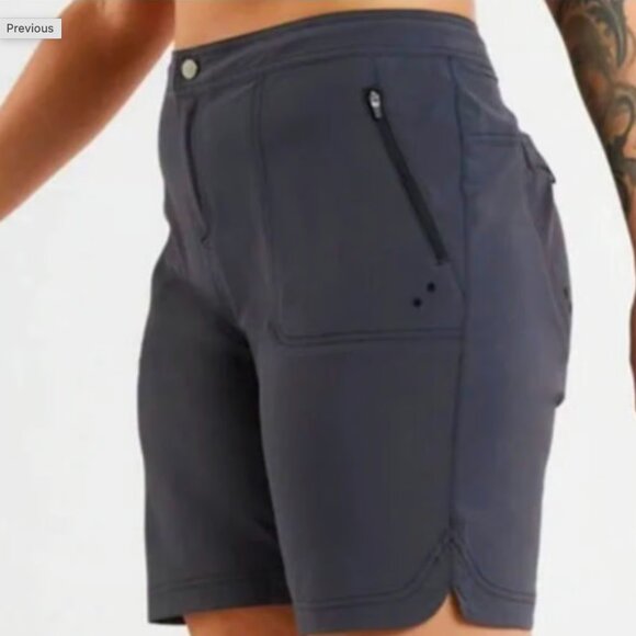 Title Nine Rogue 9” Shorts, Grey, Size 14 - Picture 1 of 8